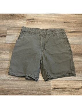 Men's Carhartt Carpenter Shorts SZ 38x8 Light Brown B144 LBR Work Casual